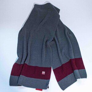 Fubu Knit Scarf VTG 90s Y2K Streetwear Hip Hop Acrylic Wool Blend